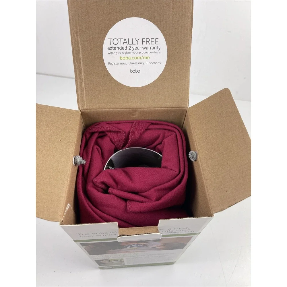 The Boba Wrap for babies birth - 35lbs in Sangria BW1-018-SANG